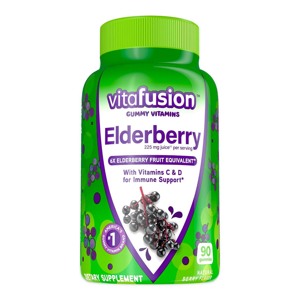 Vitafusion Elderberry Gummy Vitamins, 90 Ea